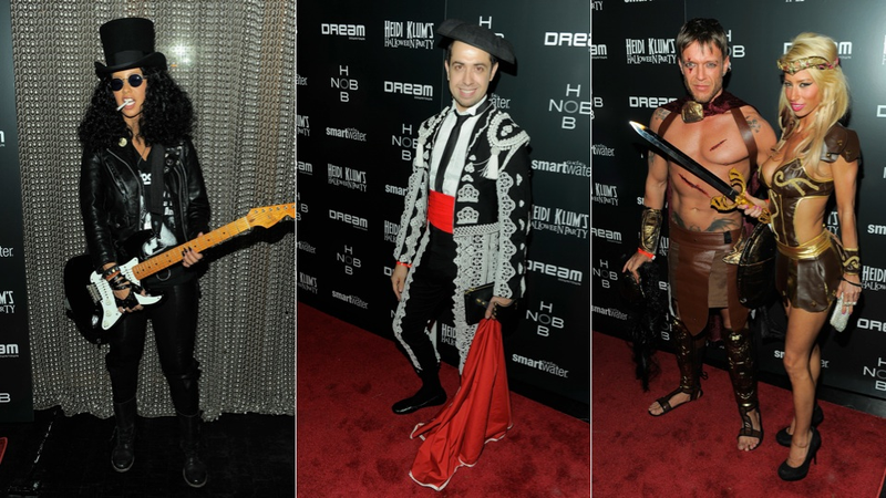 Illustration for article titled Guys & Ghouls Rocked Frighteningly Creative Costumes At Heidi Klum's Halloween Party